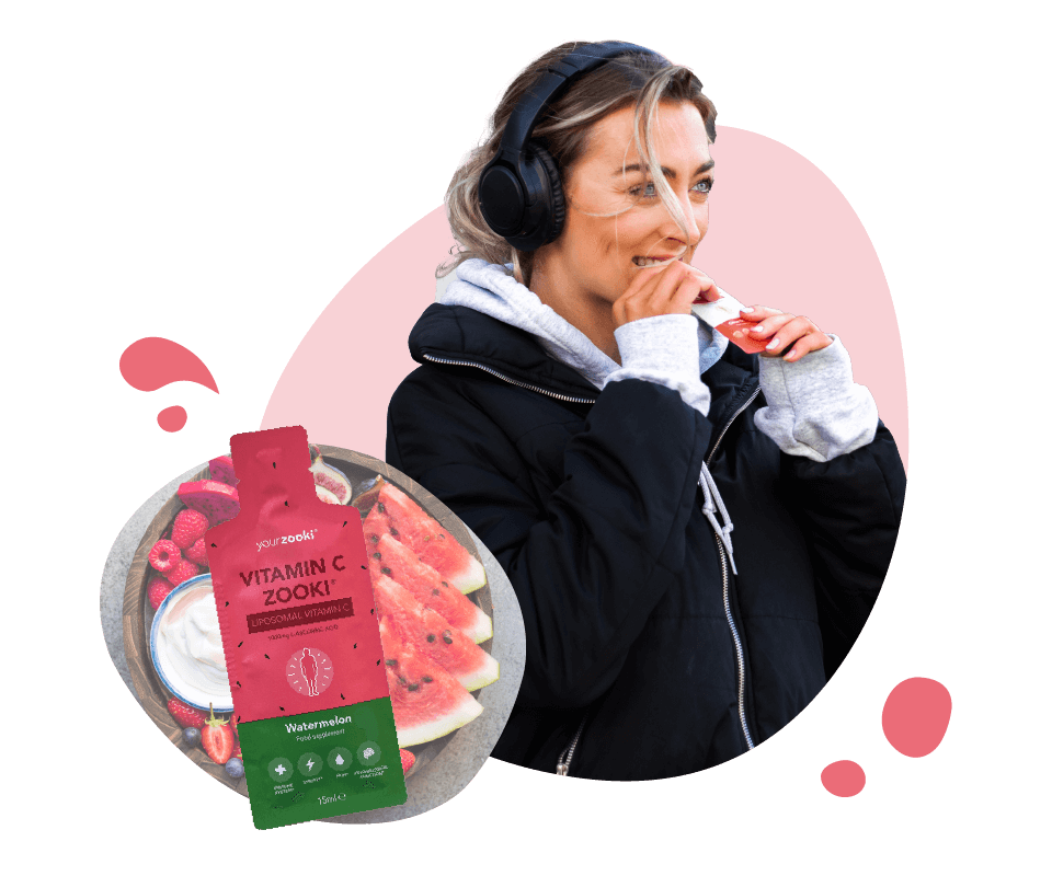 Enjoy Liposomal supplements on the go straight from the sachet