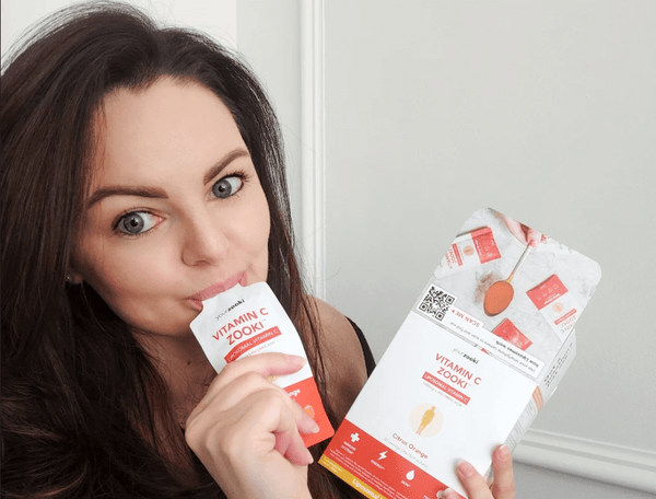 Liposomal Vitamin C taken straight from the sachet